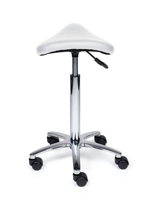 Zadelkruk Compact wit op wielen
