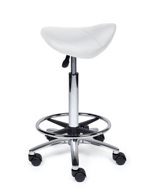 Zadelkruk Compact wit op wielen