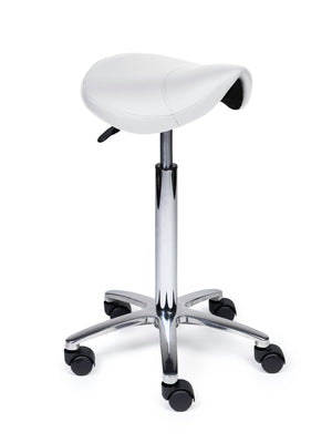 Zadelkruk Compact wit op wielen