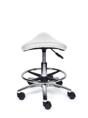 Zadelkruk Compact wit op wielen