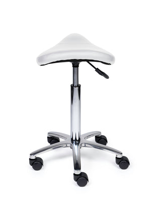 Zadelkruk Compact wit op wielen