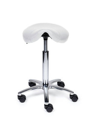 Zadelkruk Compact wit op wielen