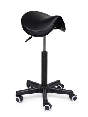 Zadelkruk Premium zwart op wielen