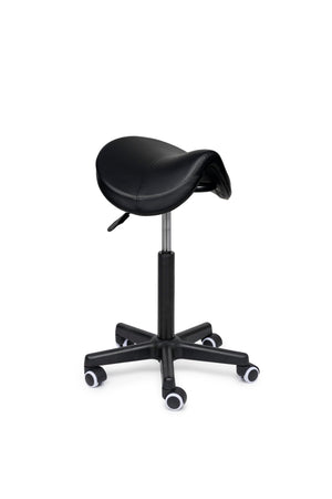 Zadelkruk Premium zwart op wielen