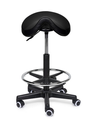 Zadelkruk Premium zwart op wielen