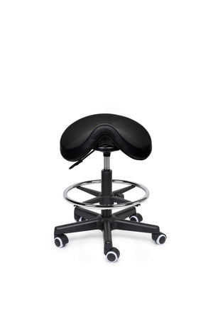 Zadelkruk Premium zwart op wielen