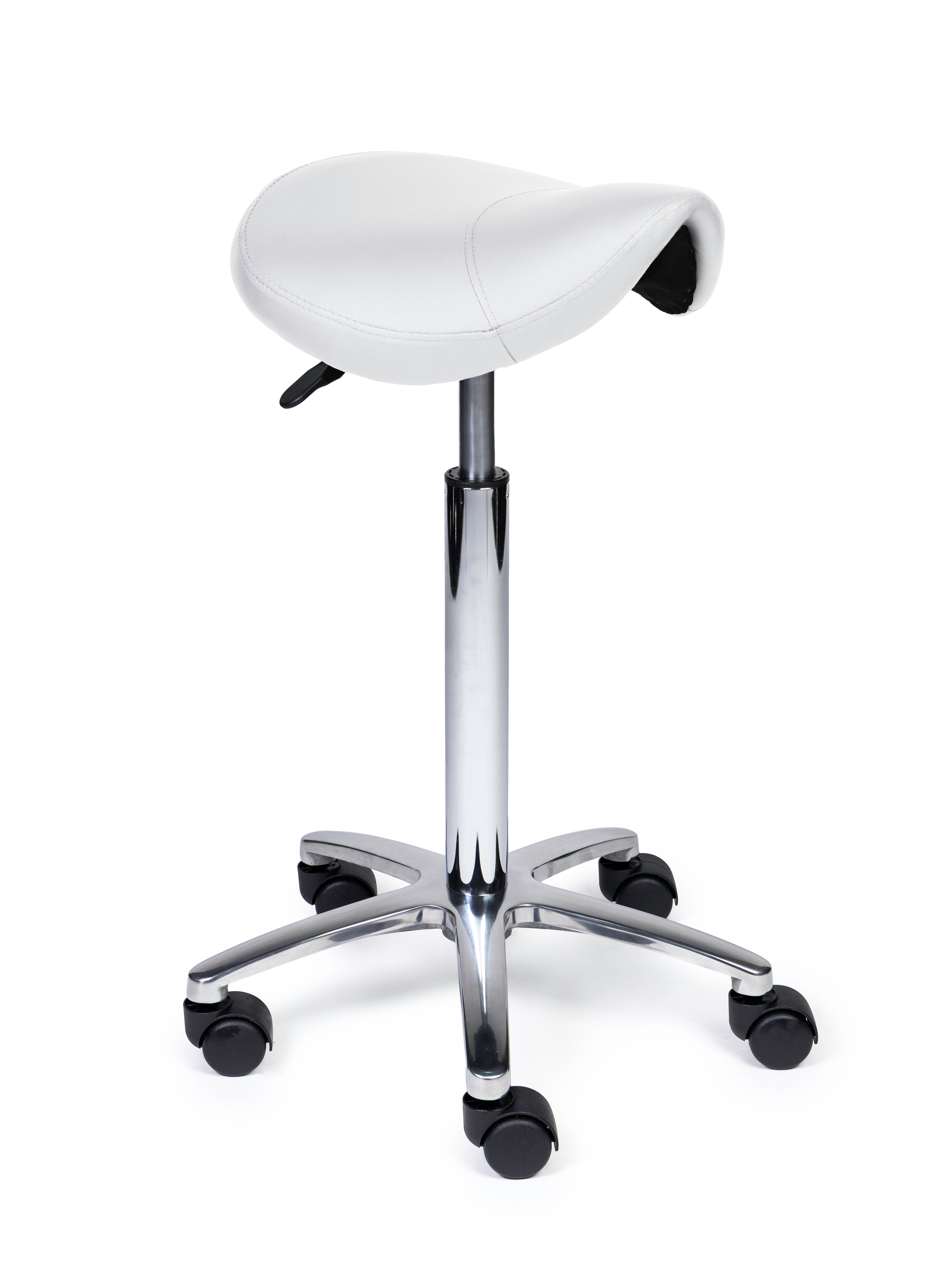Zadelkruk Compact wit op wielen