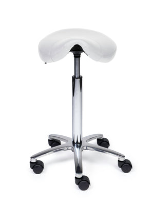Zadelkruk Compact wit op wielen
