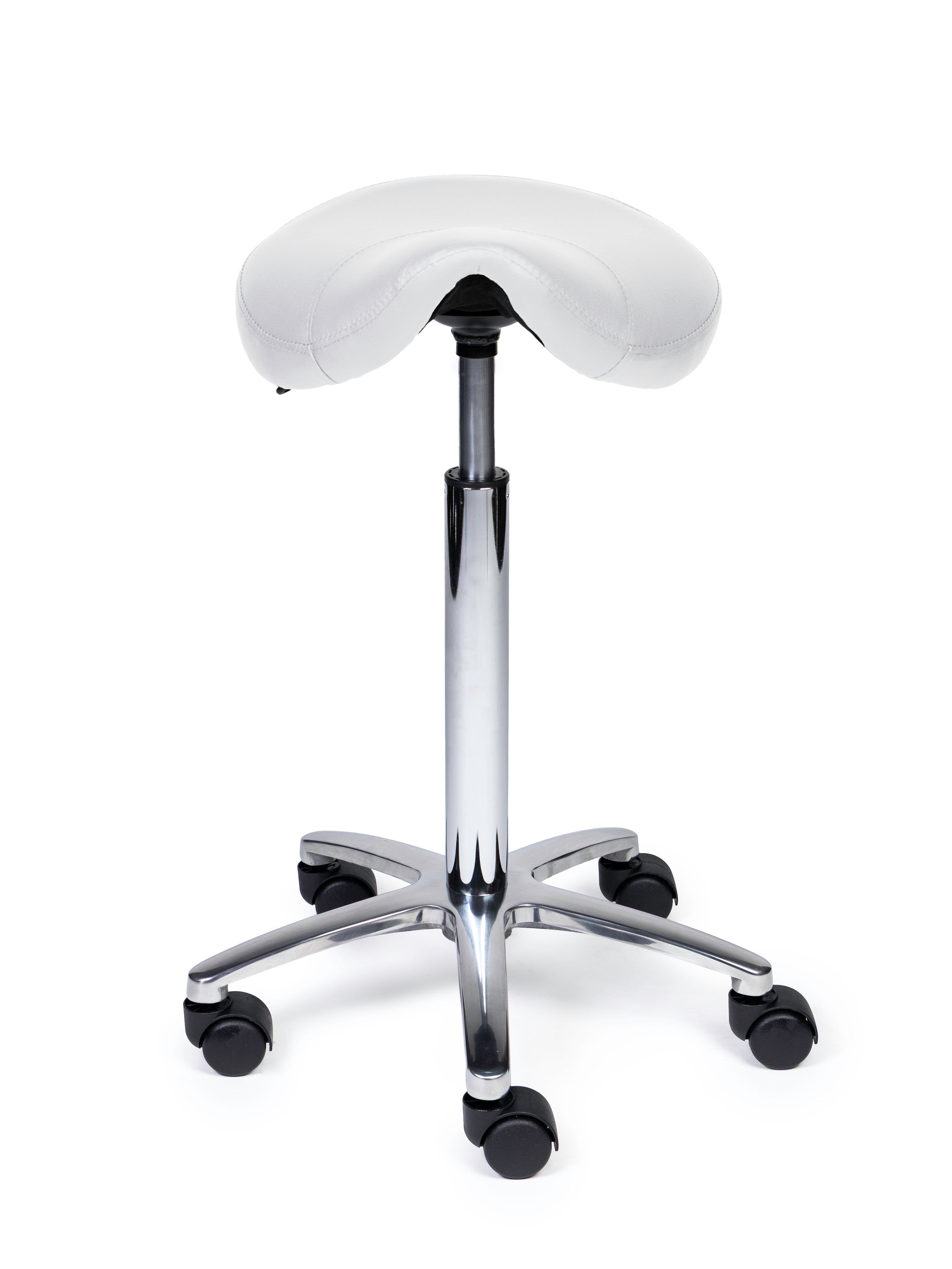 Zadelkruk Compact wit op wielen