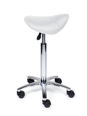 Zadelkruk Compact wit op wielen