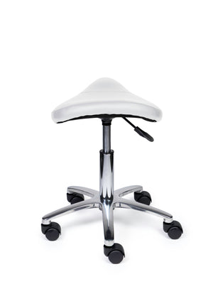 Zadelkruk Compact wit op wielen