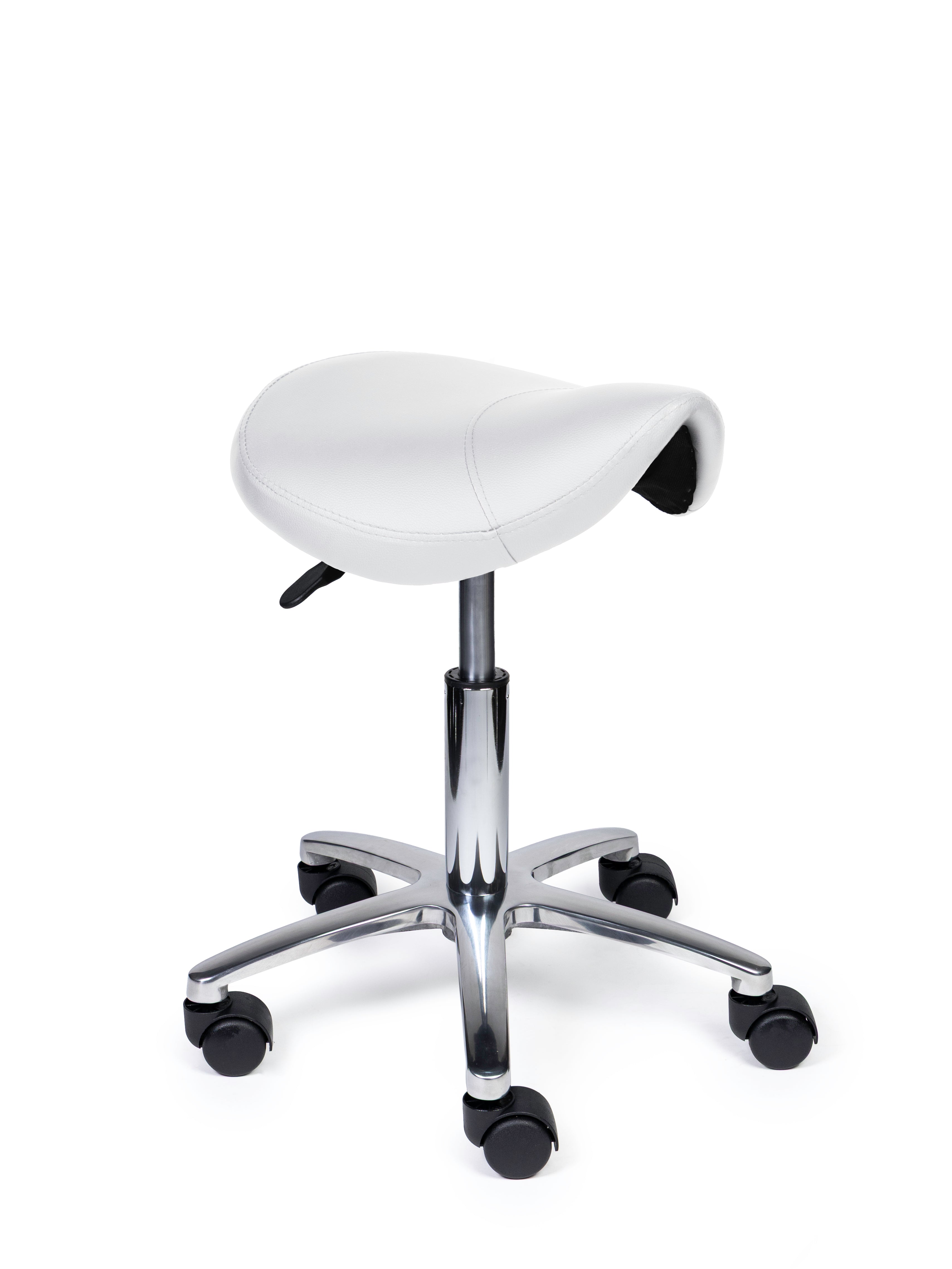 Zadelkruk Compact wit op wielen