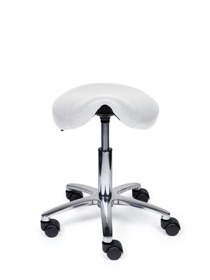Zadelkruk Compact wit op wielen