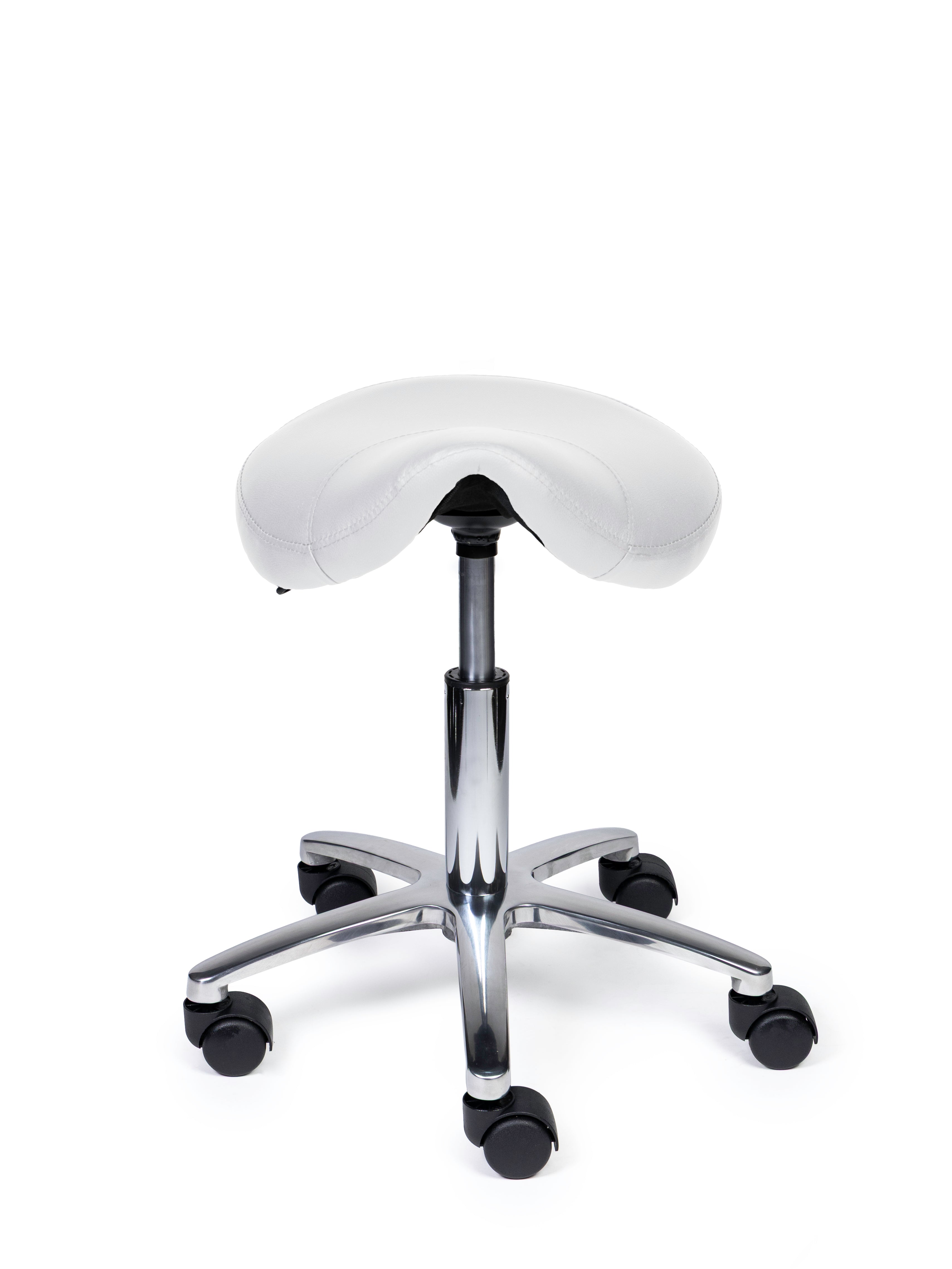 Zadelkruk Compact wit op wielen