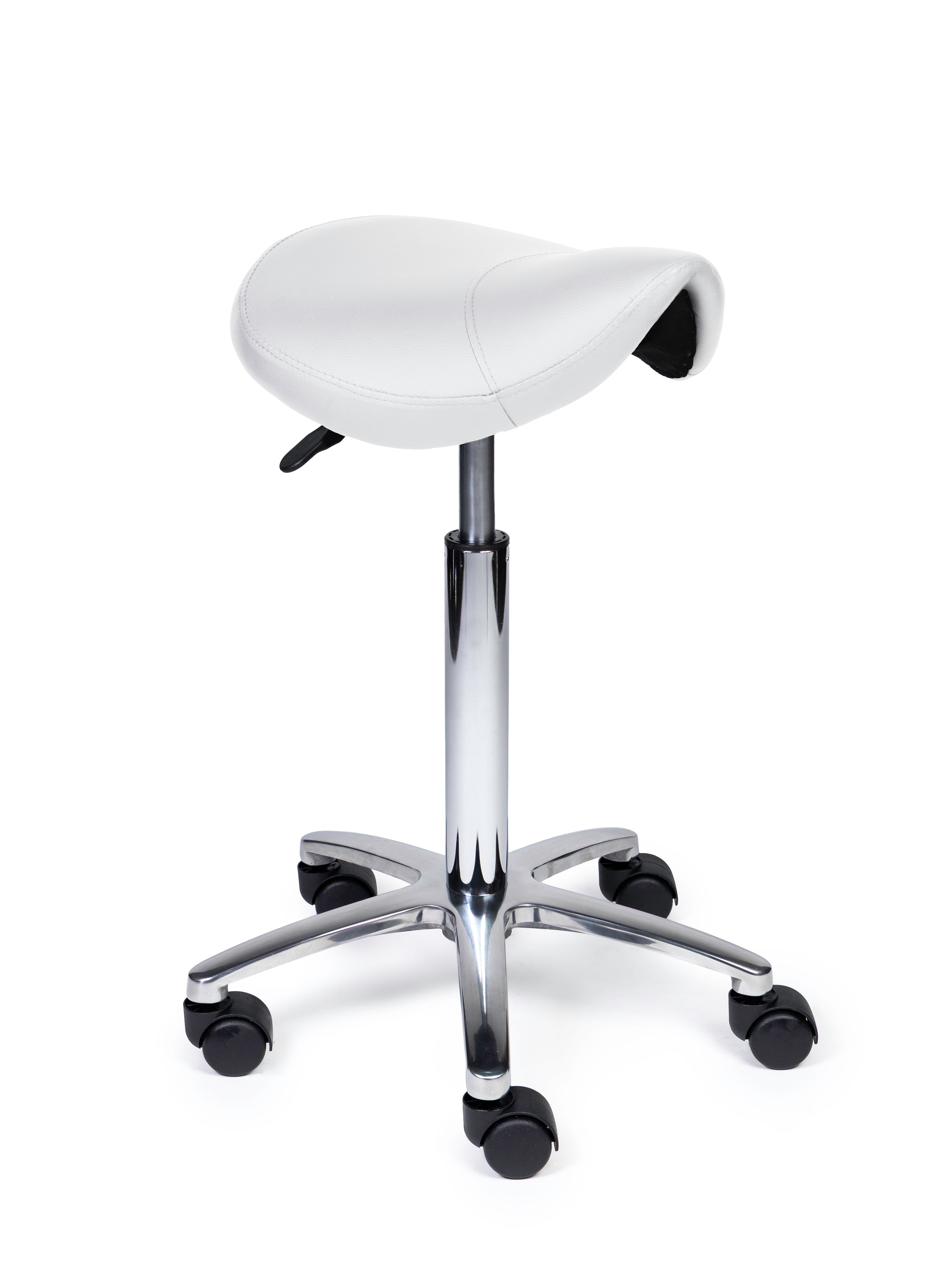 Zadelkruk Compact wit op wielen