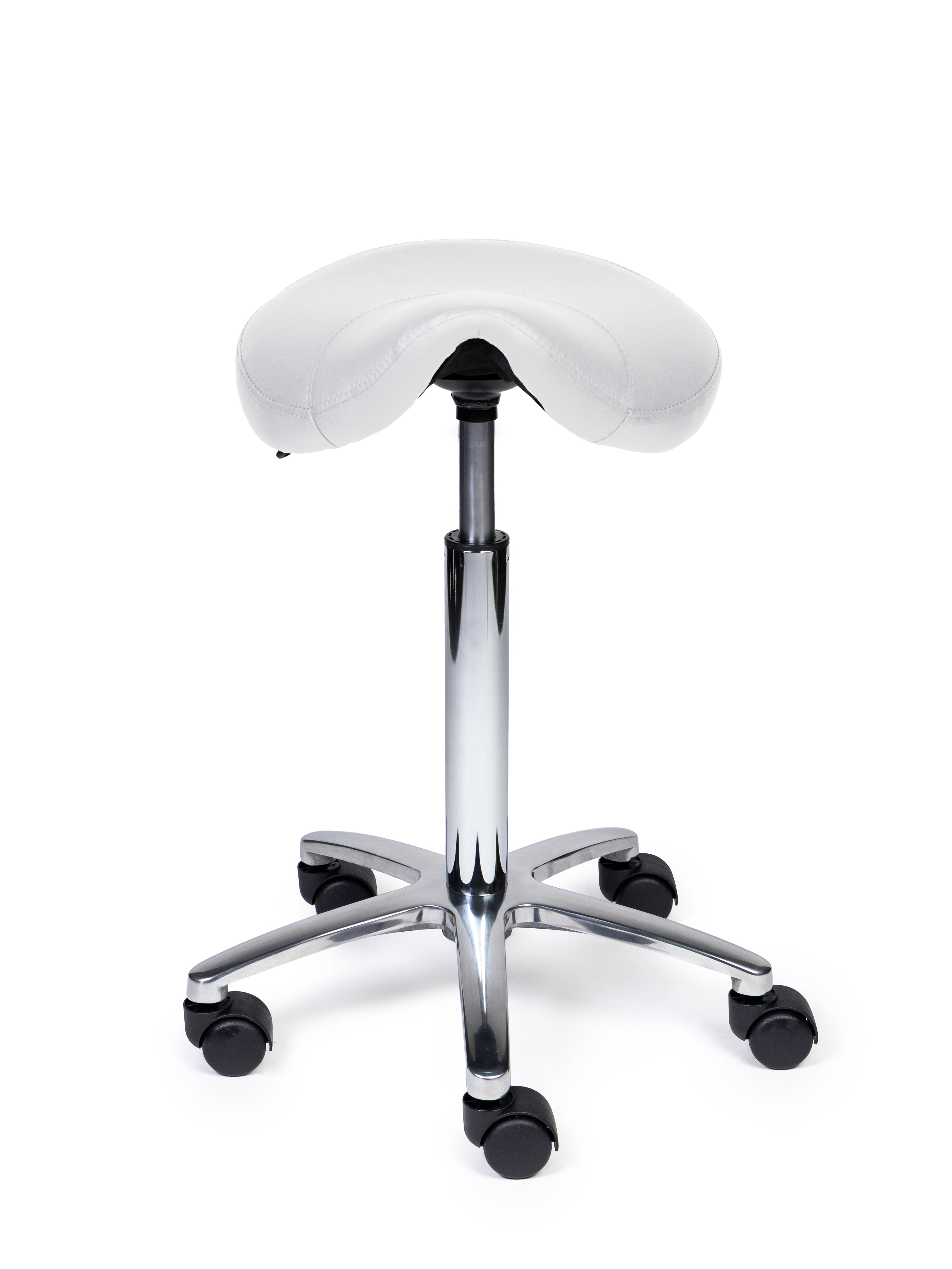 Zadelkruk Compact wit op wielen
