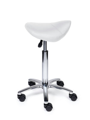 Zadelkruk Compact wit op wielen