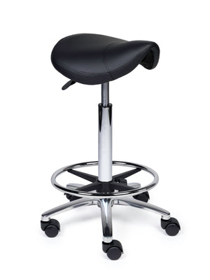 Zadelkruk Compact zwart op wielen
