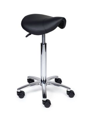 Zadelkruk Compact zwart op wielen