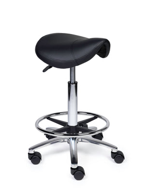 Zadelkruk Compact zwart op wielen