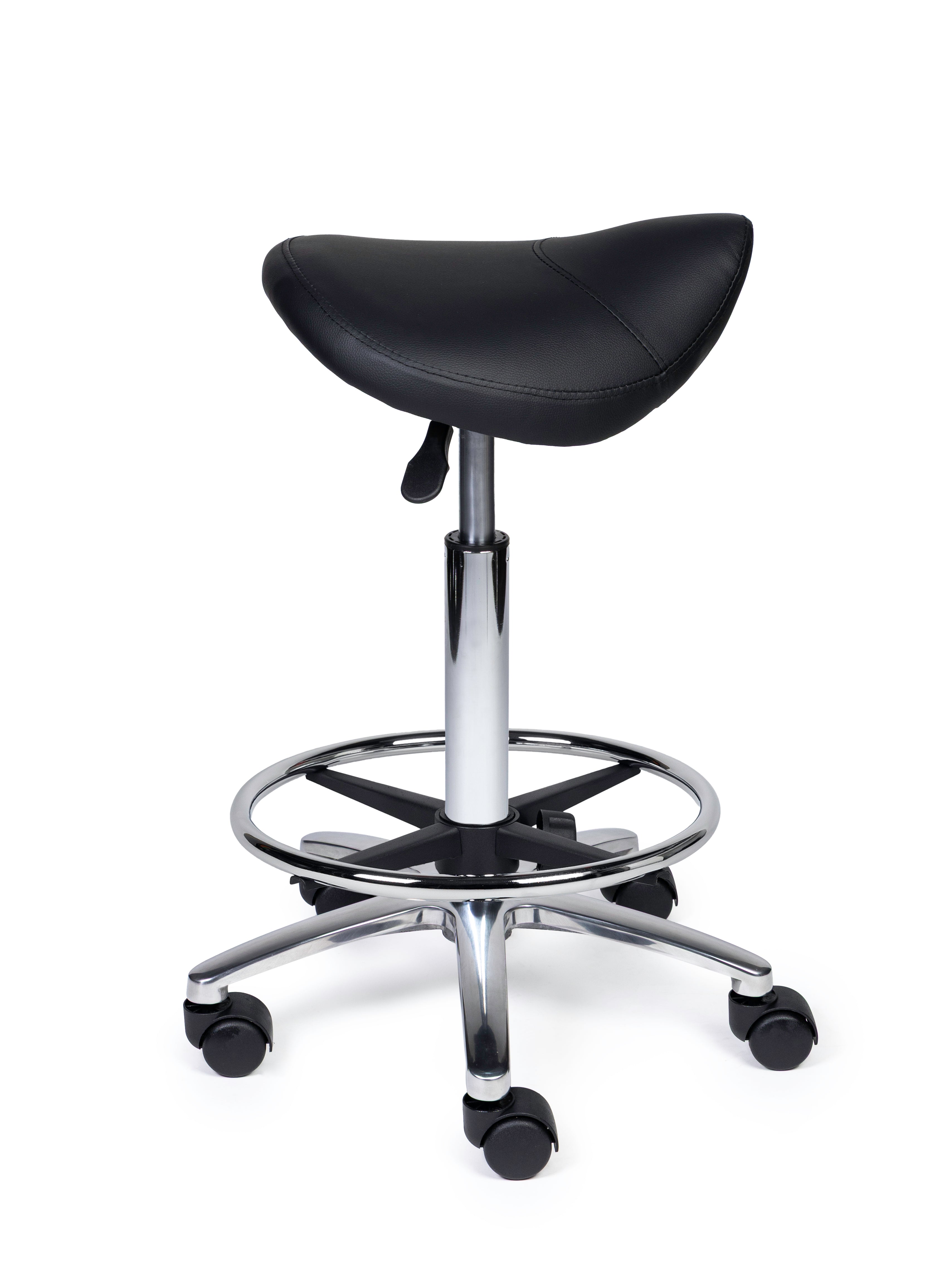 Zadelkruk Compact zwart op wielen
