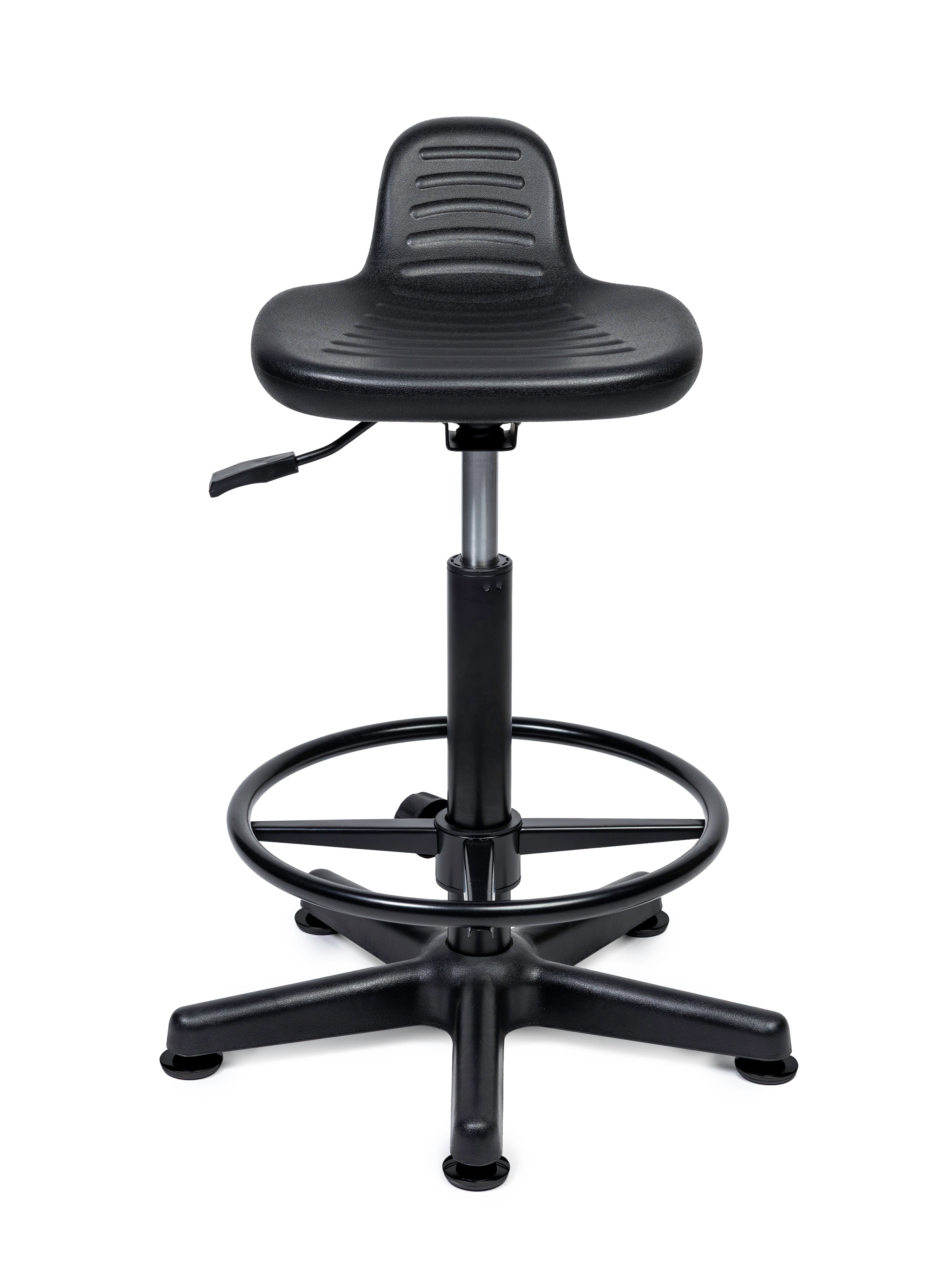 Ergonomische Kassakruk Zwart met Voetenring
