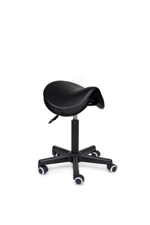 Zadelkruk Premium zwart op wielen