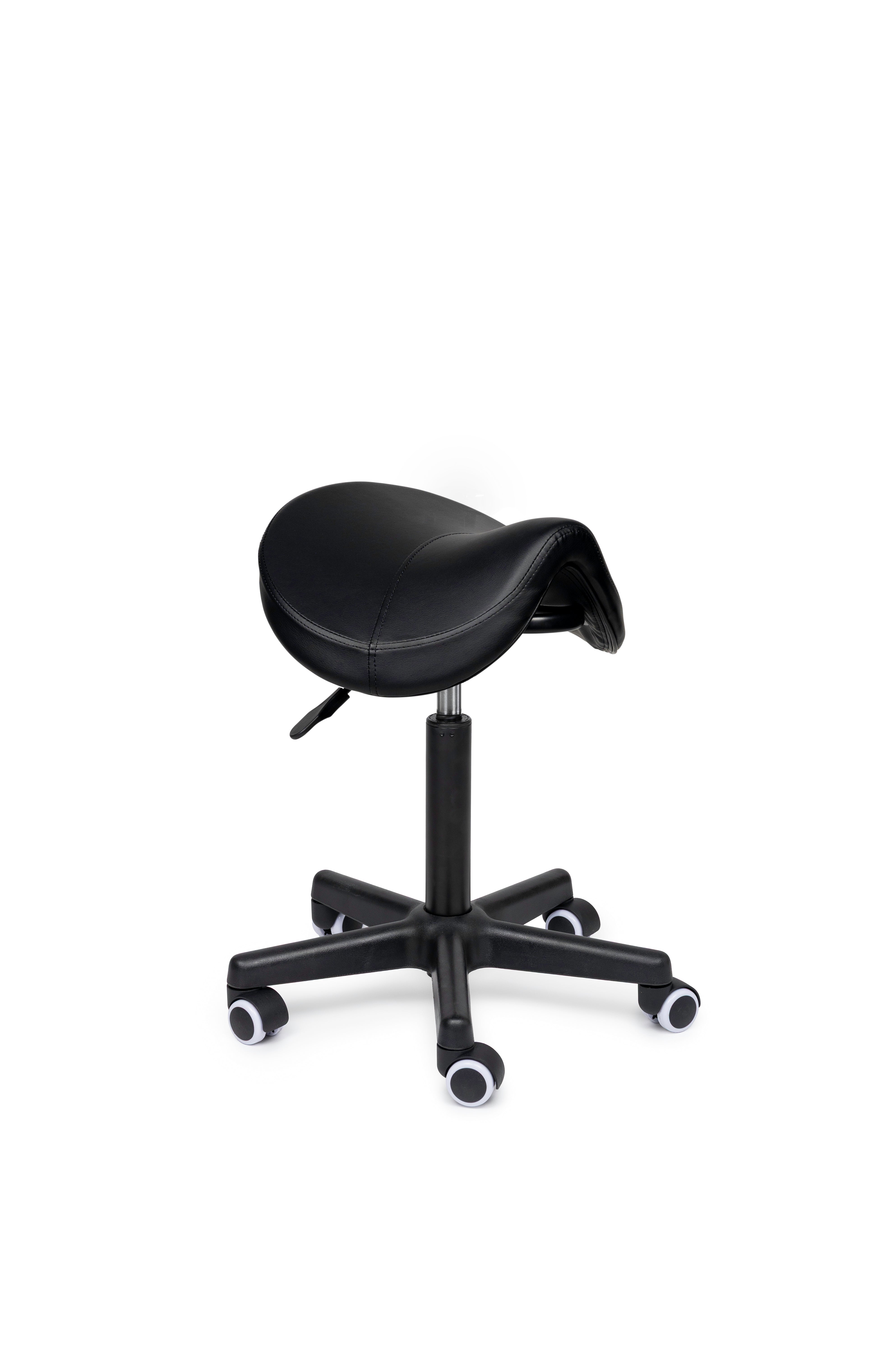 Zadelkruk Premium zwart op wielen