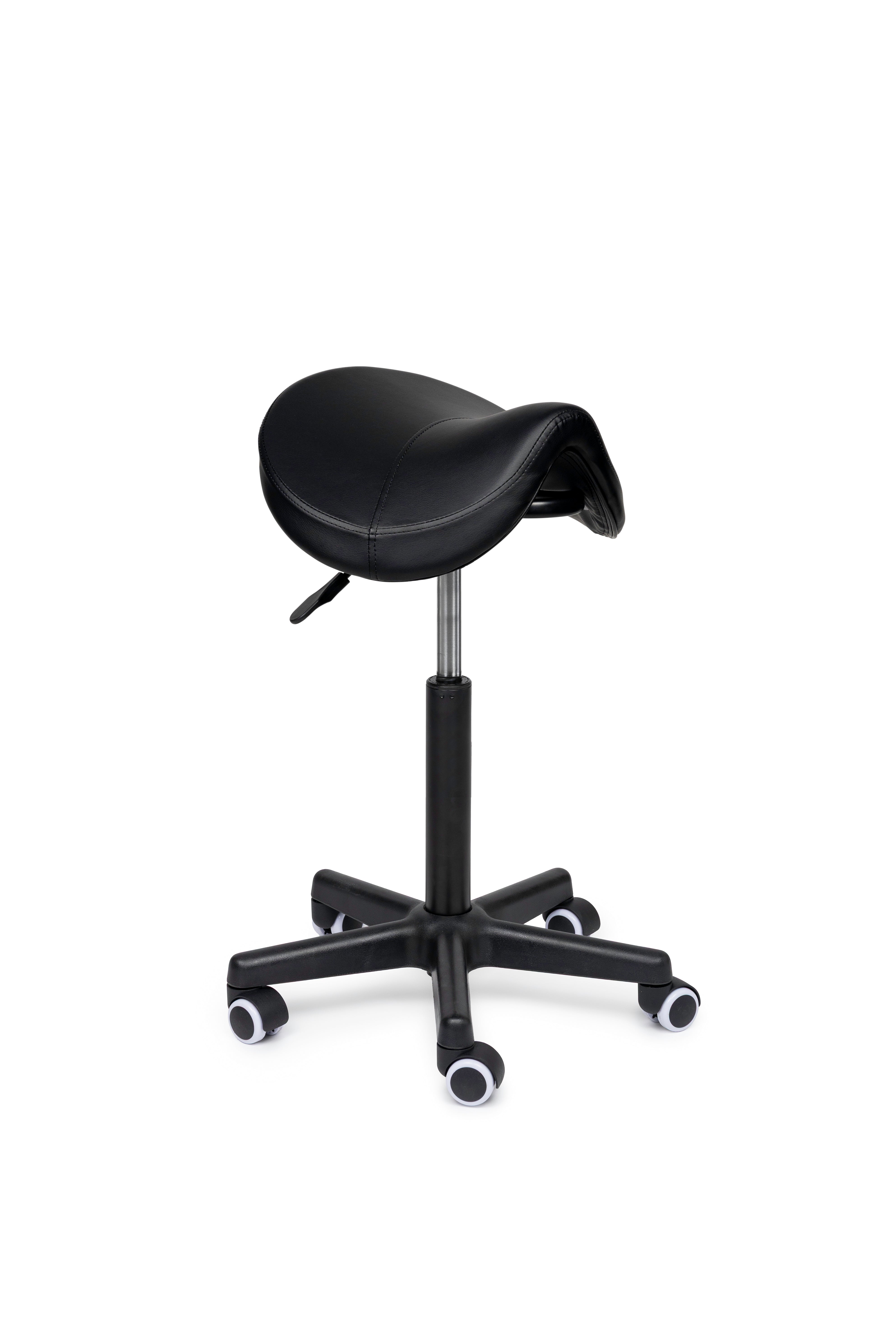 Zadelkruk Premium zwart op wielen