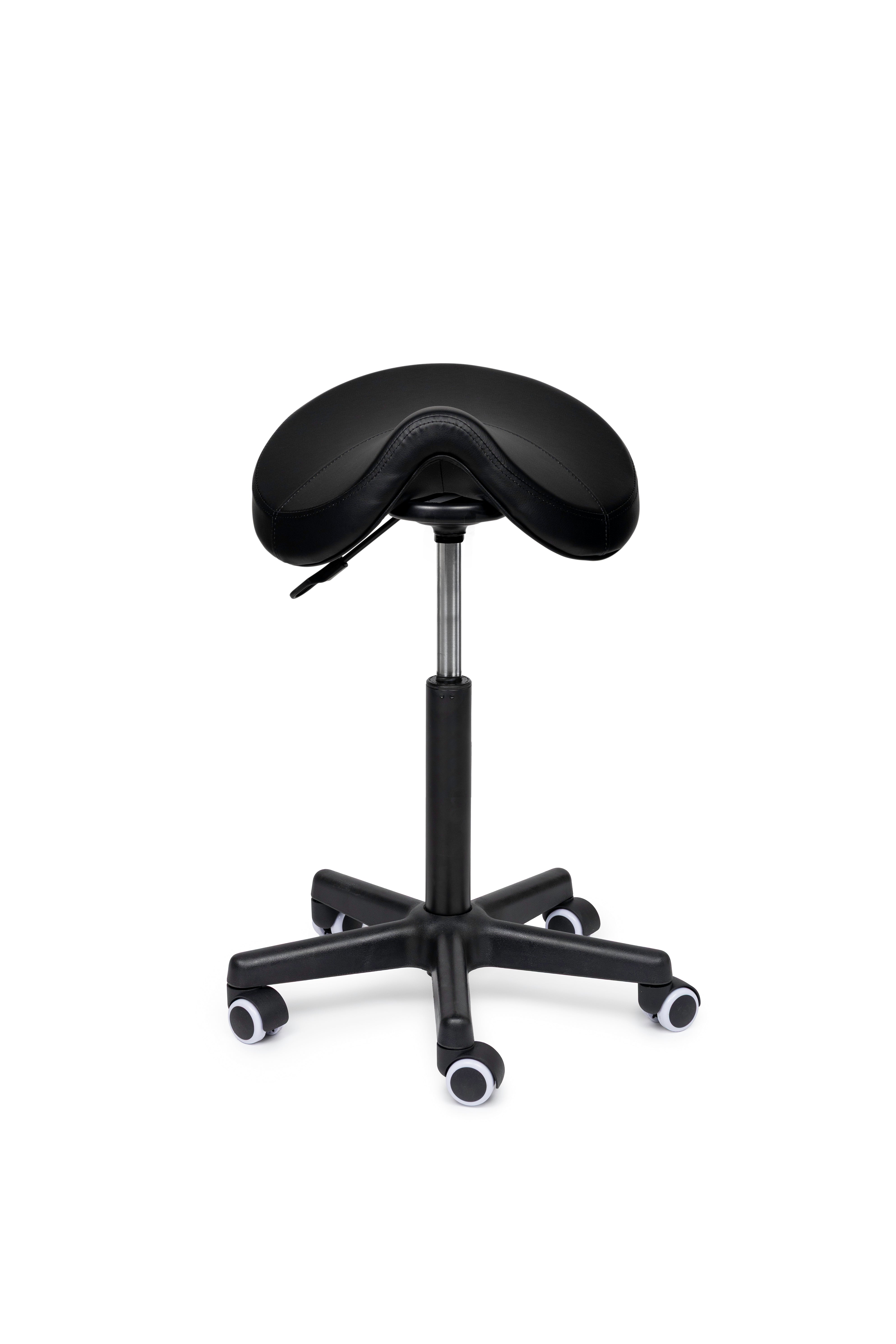 Zadelkruk Premium zwart op wielen