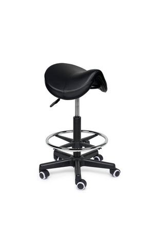 Zadelkruk Premium zwart op wielen