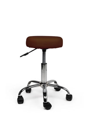 Ergonomische Tabouret Bruin op Wielen